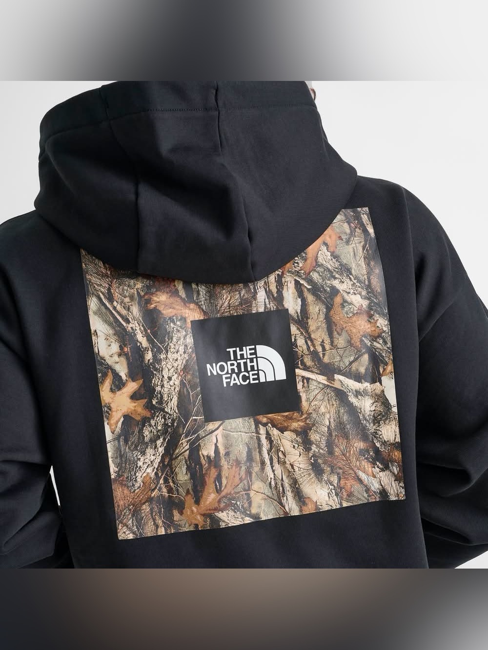 The North Face Forest Heavyweight Oversized Pullover Hoodie Size Large Black NWT